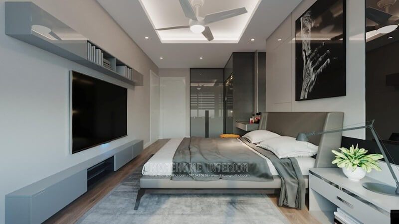 Trang trí nội thất phòng ngủ để tạo ra một cảm giác đẹp và ấn tượng.